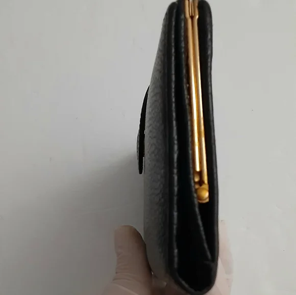 Jacob de Julia Paris black pebbled leather wallet - Picture 9 of 16
